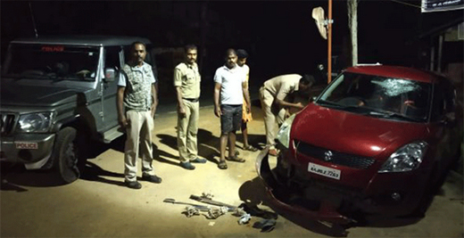 Cops arrest.